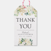 Wit Boeket | Bruidsmeisje | Dankjewel Cadeaulabel (Voorkant)