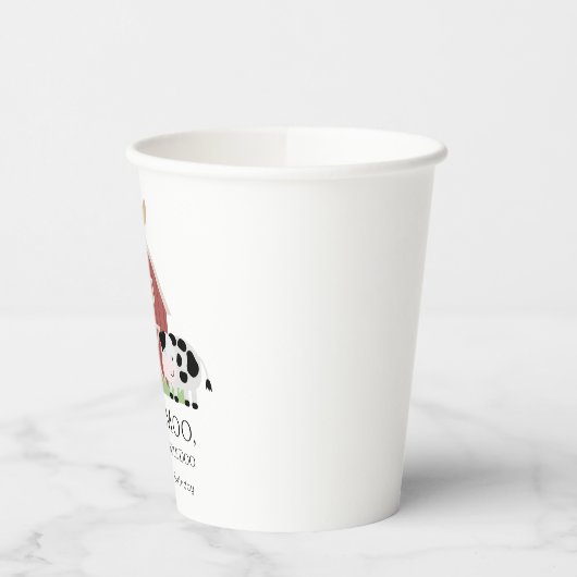 Wit-boerenbekertjes op jaarbasis papieren bekers (Links)