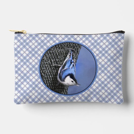 Wit-borstNuthatch schilderij Originele vogel kunst Etui (Voorkant)
