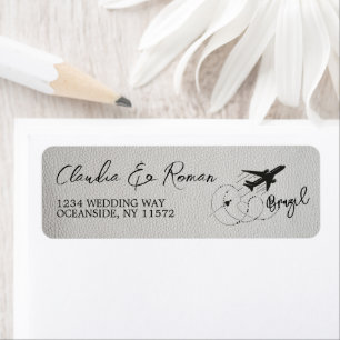 Wit Brazilië Paspoort Etiket