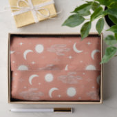 Wit Cactus Patroon Tissuepapier (Geschenk)