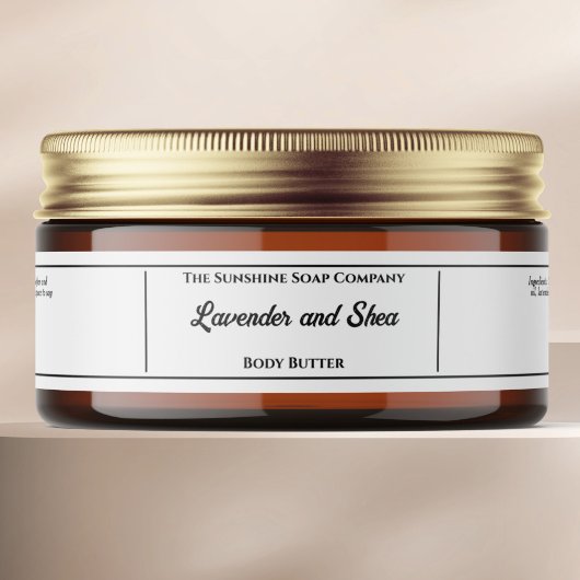 Wit Cosmetica potje label 1 x 7.25 Adreslabel Wikkel