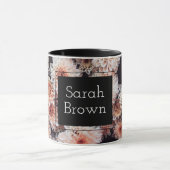 WIT DAHLIA FLORAL ELEGANT MOK (Midden)