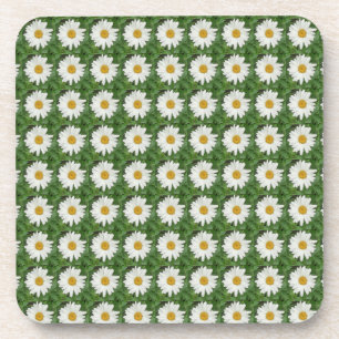 Wit Daisy Plastic Onderzetter