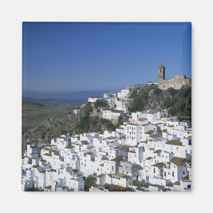 Wit dorp van Casares, Andalusië, Spanje 2 Magneet