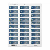 WIT DOVE MET ETIKET INZAKE RAINBOW (Full Sheet)
