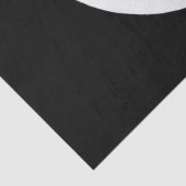 Wit Dragon zwart tissuepapier groot (Detail)