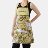  wit duif vliegend patroon schort (Insitu)