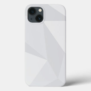 Wit, eenvoudig, modern, stedelijk, koel, trendpatr iPhone 13 hoesje