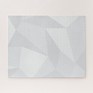 Wit, eenvoudig, modern, stedelijk, koel, trendpatr legpuzzel