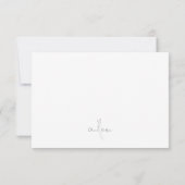 Wit Elegant Botanisch Traditioneel & QR Code RSVP Kaartje (Achterkant)