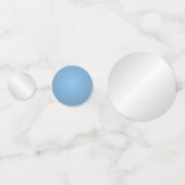 Wit en blauw confetti (Achterkanten)