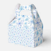 Wit en blauw ijs en sneeuwvlokken bedankdoosjes (Achterkant)