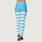 Wit en blauw leggings (Achterkant)