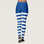 Wit en blauw leggings (Achterkant)