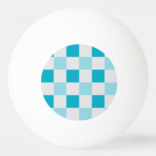 Wit En Blauw Rutpatroon Pingpongballen