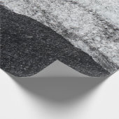 Wit en blauw steenfragment cadeaupapier (Hoek)