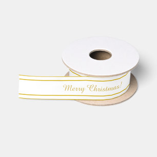 Wit en gouden lint