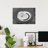 wit en grijs poster (Thuiskantoor)