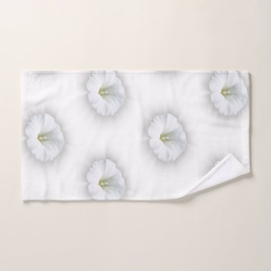 wit en grijze tinten bad handdoek (Handdoek)