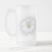 wit en grijze tinten matglas bierpul (Links)