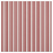 Wit en kastanjebruin gekleurd patroon van strepen stof (Swatch)