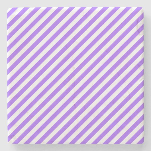 Wit en lavender, Onderzetter op het Stripes Square (Voorkant)