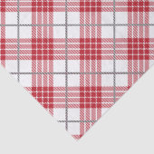 Wit en rood met grijze accenten tissuepapier (Detail)