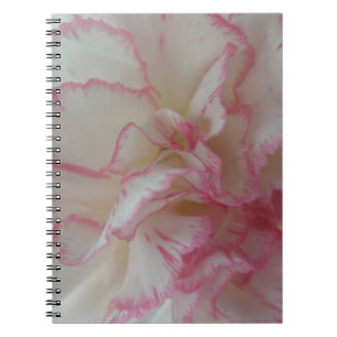 Wit en Roze Anjer Notitieboek