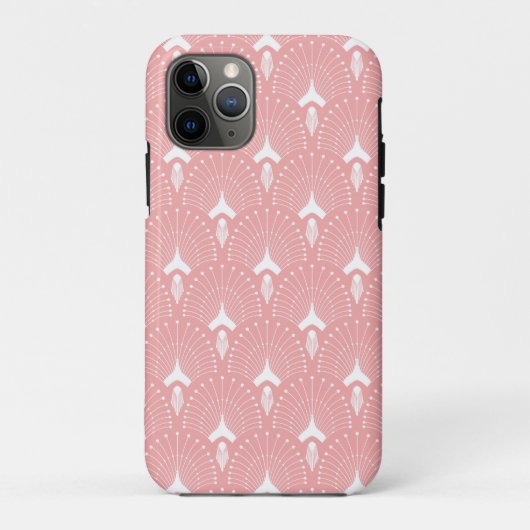 Wit en verbind art-deco geometrisch patroon Case-Mate iPhone case (Achterkant)