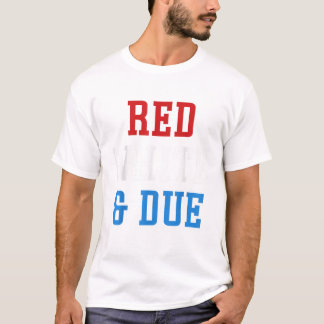 Wit en verwacht op 4 juli VS T-shirt