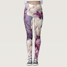 Wit en Violet Orchideeën Patroon