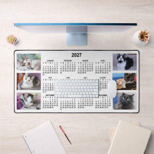 Wit en Zwart 2027 Kalender Foto Collage Bureaumat
