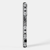  Wit en Zwart Azteeks Patroon iPhone Hoesje (Rechterkant)