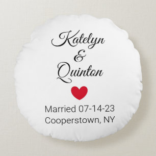 Wit en zwart in elegantie rond kussen