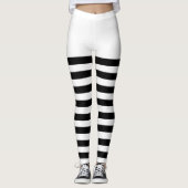 Wit en zwart leggings (Voorkant)
