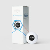 Wit en zwart personaliseren golfballen (Verpakking)