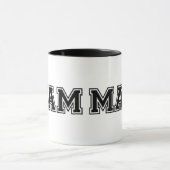 Wit en Zwart Team Wiskunde Mok (Midden)