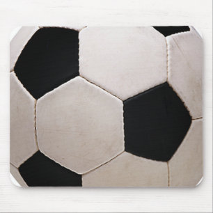 Wit en zwart Voetbal Muismat