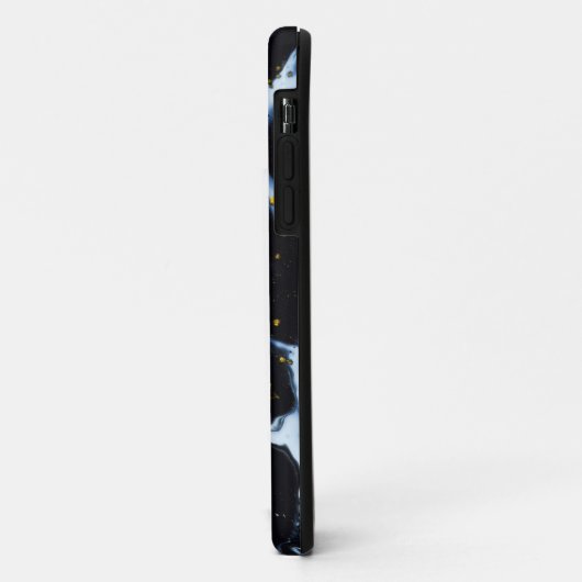 Wit en zwart water splash iphone hoesjes (Achterkant/links)