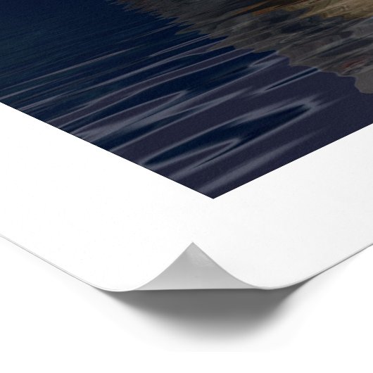 WIT- EN ZWARTE RAVENS, TOTEM- EN MOON-Poster Poster (Hoek)