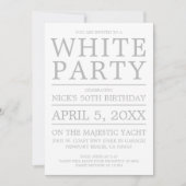 Wit Feest Kaart (Voorkant)