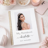 Wit fotoscript notitieboek