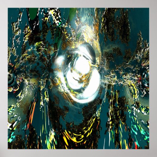 wit gat poster (Voorkant)