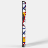 wit geel rood blauw geometrisch Case-Mate iPhone case (Achterkant / Rechts)
