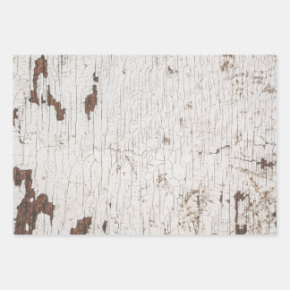  wit gekleurd hout inpakpapier vel