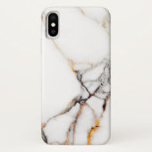 Wit gemarmerd met graan Case-Mate iPhone case (Achterkant)
