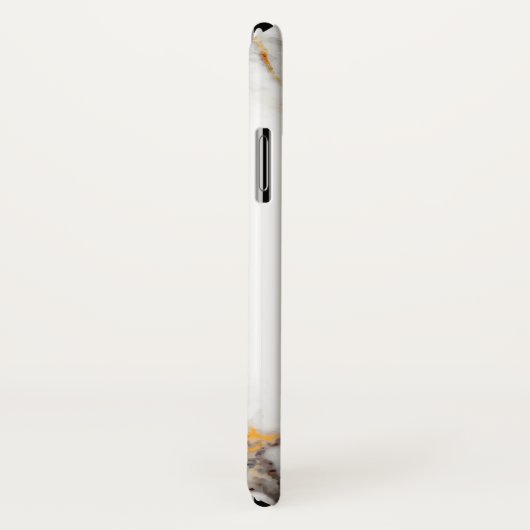 Wit gemarmerd met graan Case-Mate iPhone case (Achterkant / rechts)