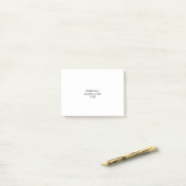Wit Gepersonaliseerd – Uw Logo & Tekst Hier Post-it® Notes (Op bureau)