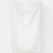 Wit geschilderde bakstenen achtergrond of achtergr spandoek (Verticaal)